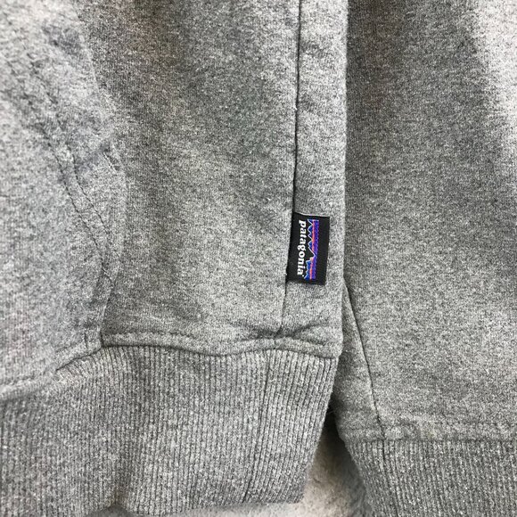 Patagonia Hoodie Mens M‎ Gray Logo Uprisal Hoody Sweatshirt - Picture 4 of 10